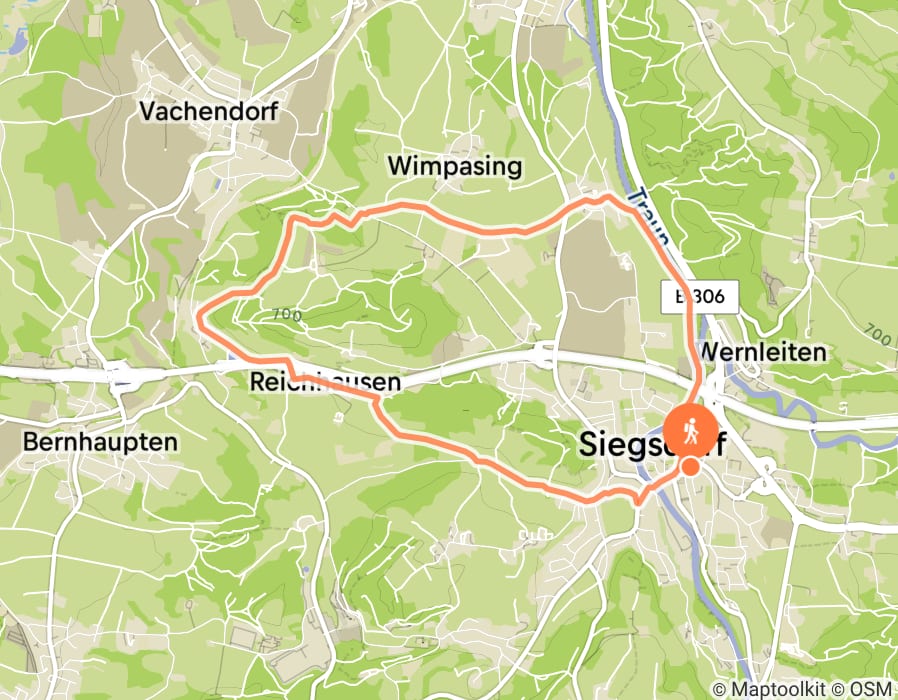 Karte der Tour