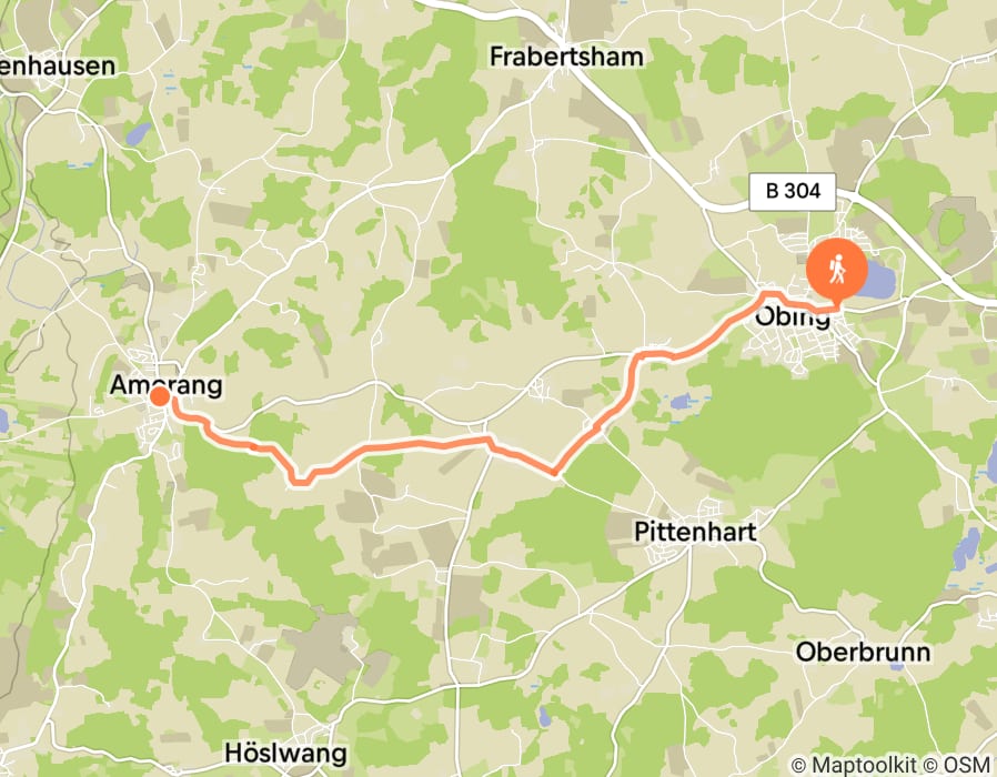 Karte der Tour