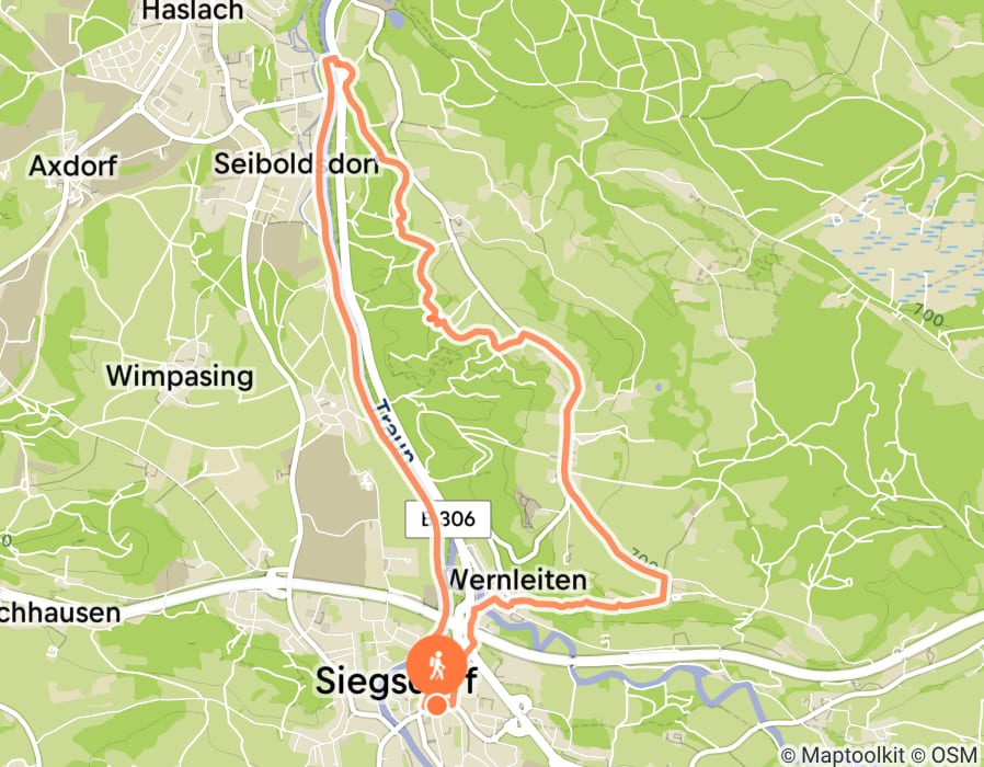 Karte der Tour