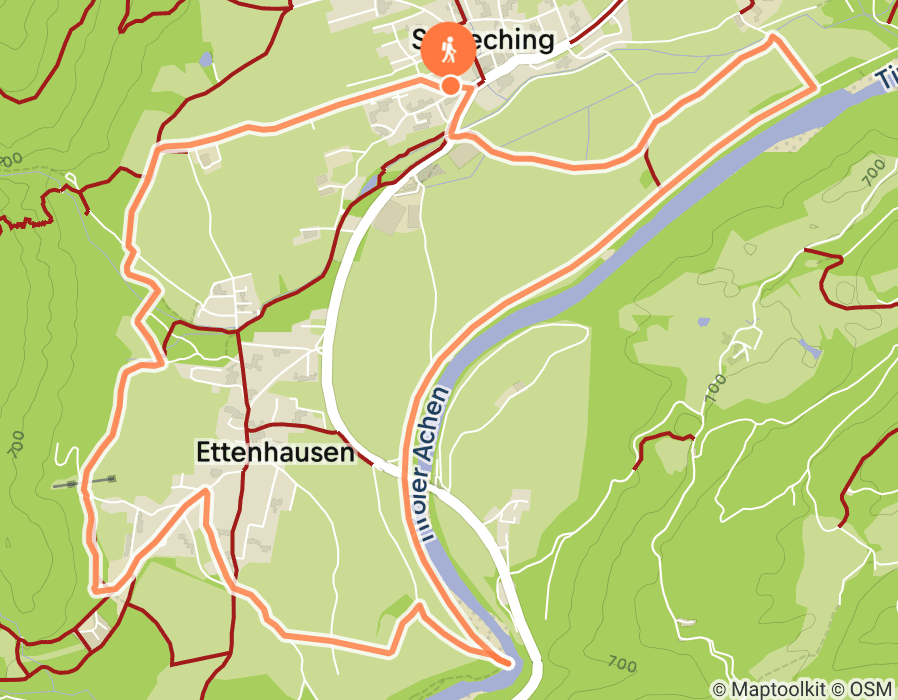Karte der Tour