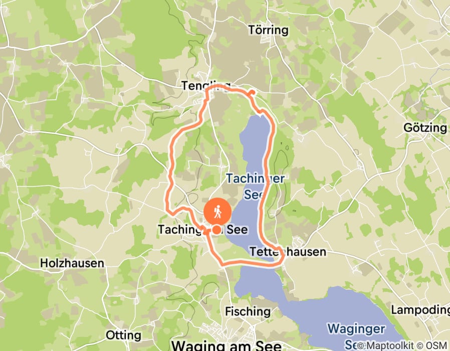 Karte der Tour