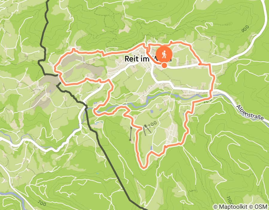 Karte der Tour