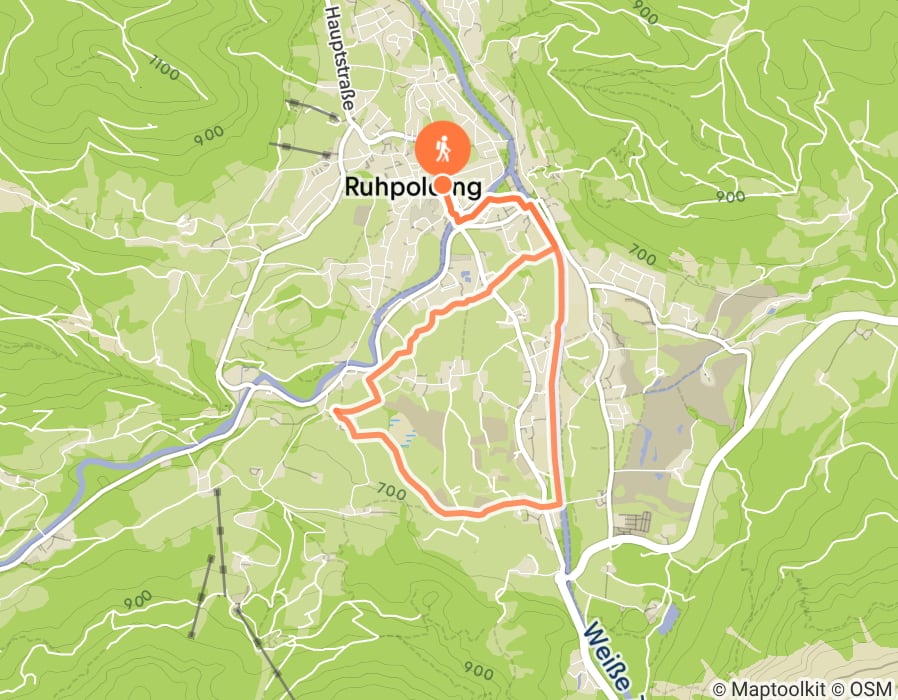 Karte der Tour