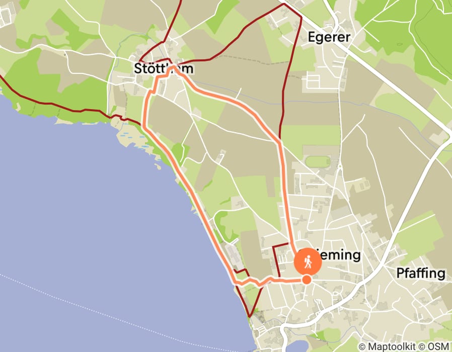Karte der Tour