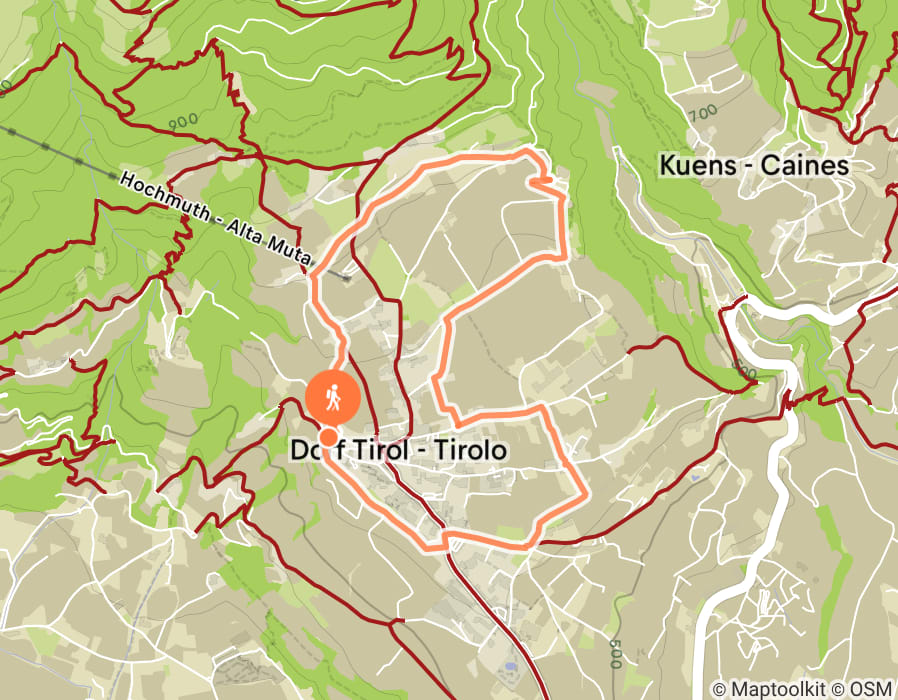 Karte der Tour