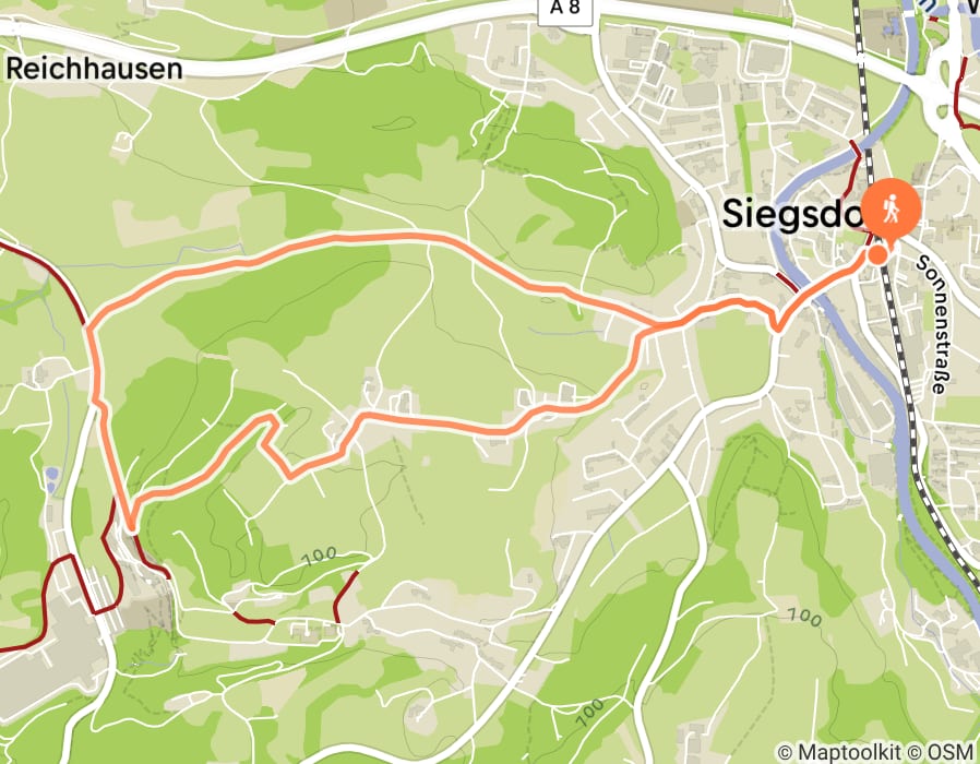 Karte der Tour