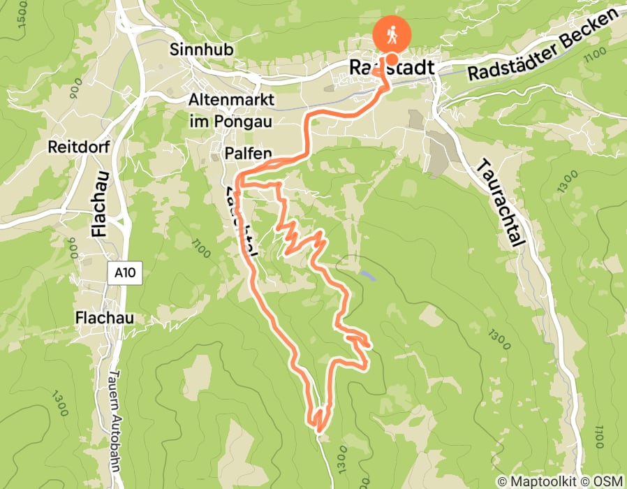 Karte der Tour