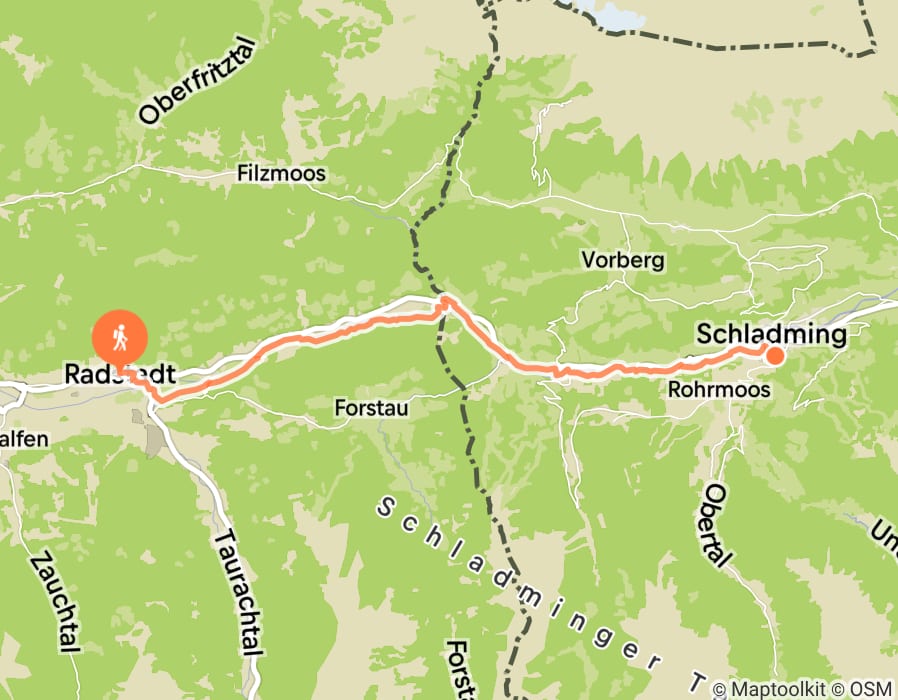 Karte der Tour