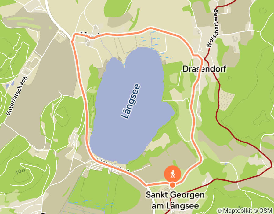 Karte der Tour