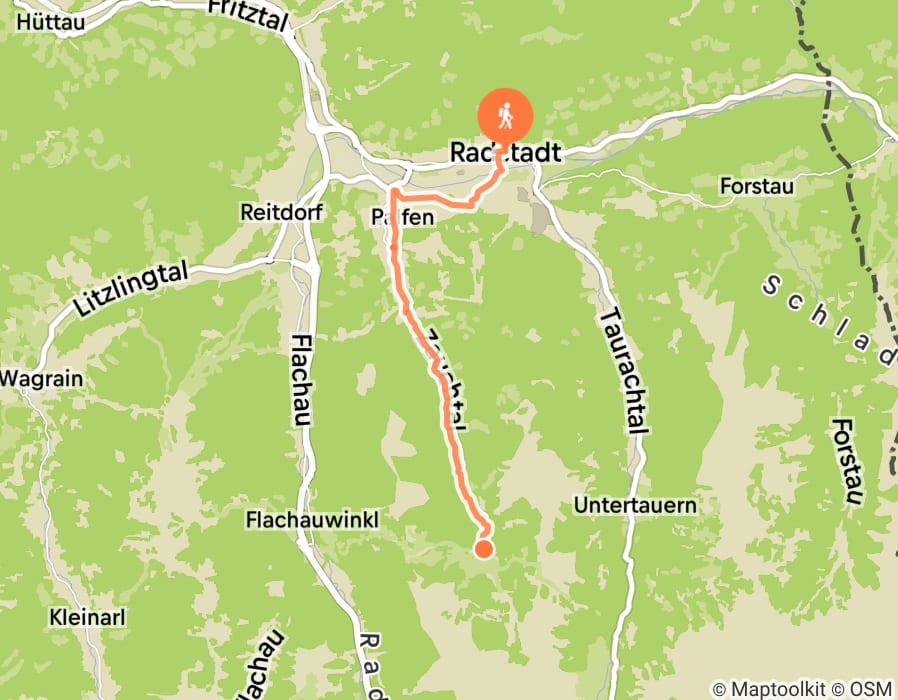 Karte der Tour