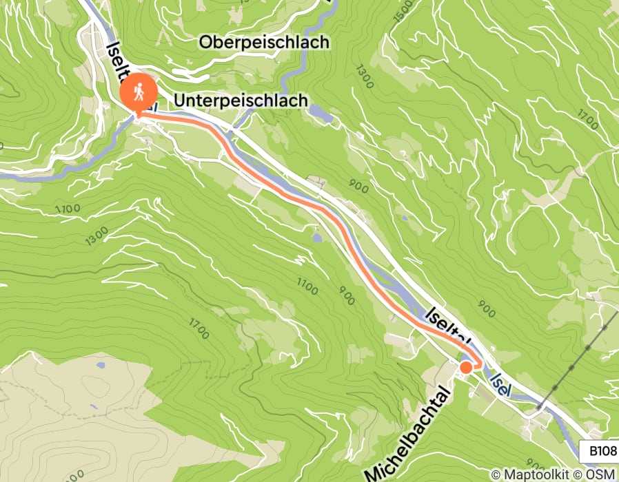 Karte der Tour