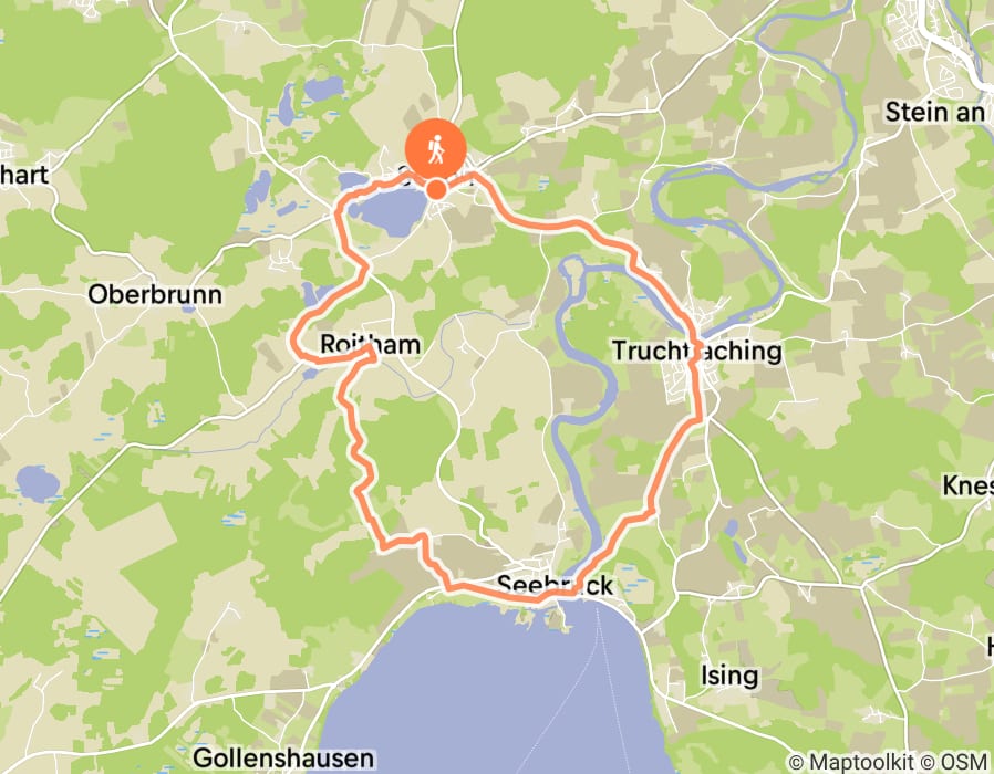 Karte der Tour