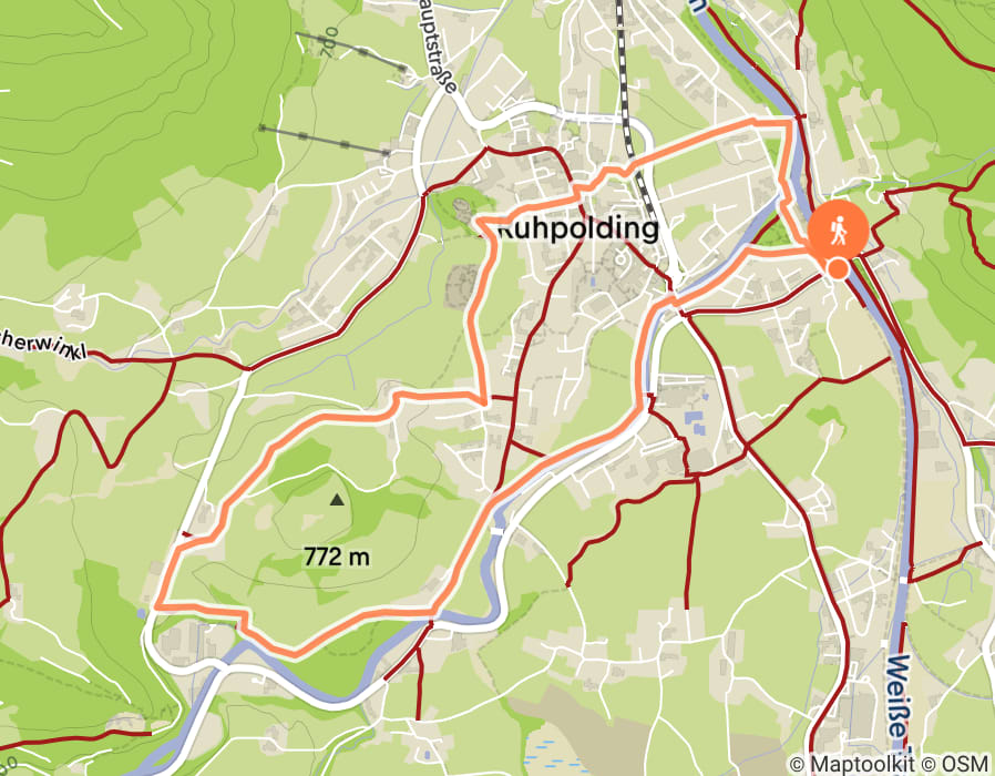 Karte der Tour