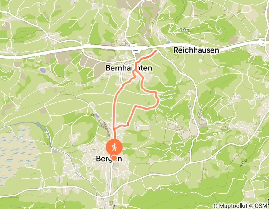 Karte der Tour