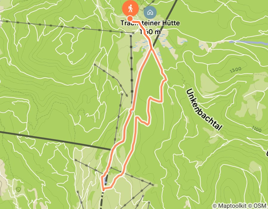 Karte der Tour