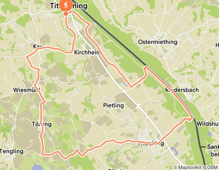 Karte der Tour