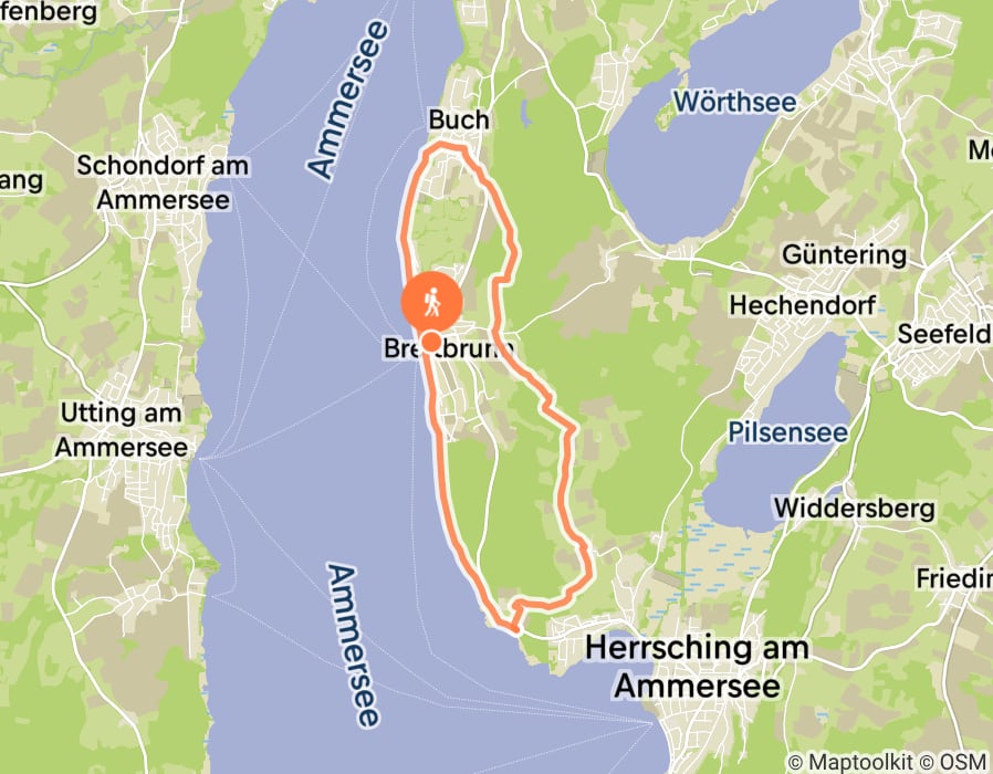 Karte der Tour