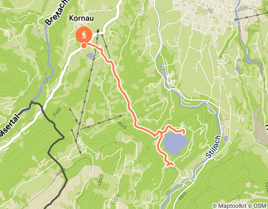 Karte der Tour