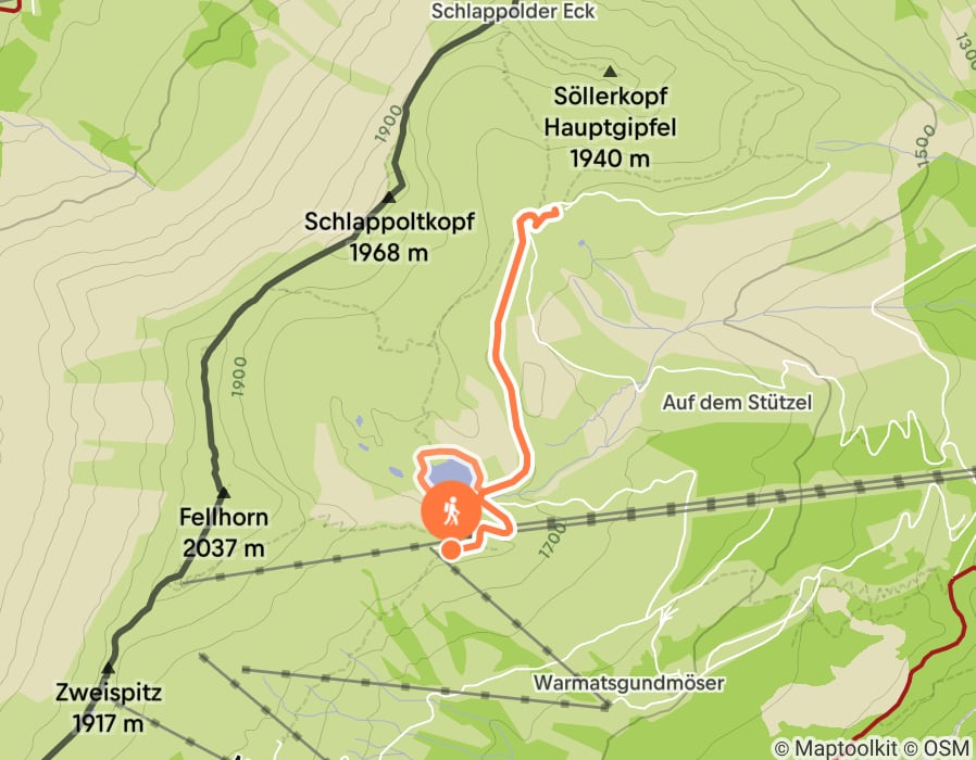 Karte der Tour
