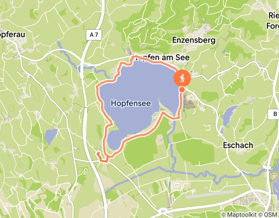 Karte der Tour