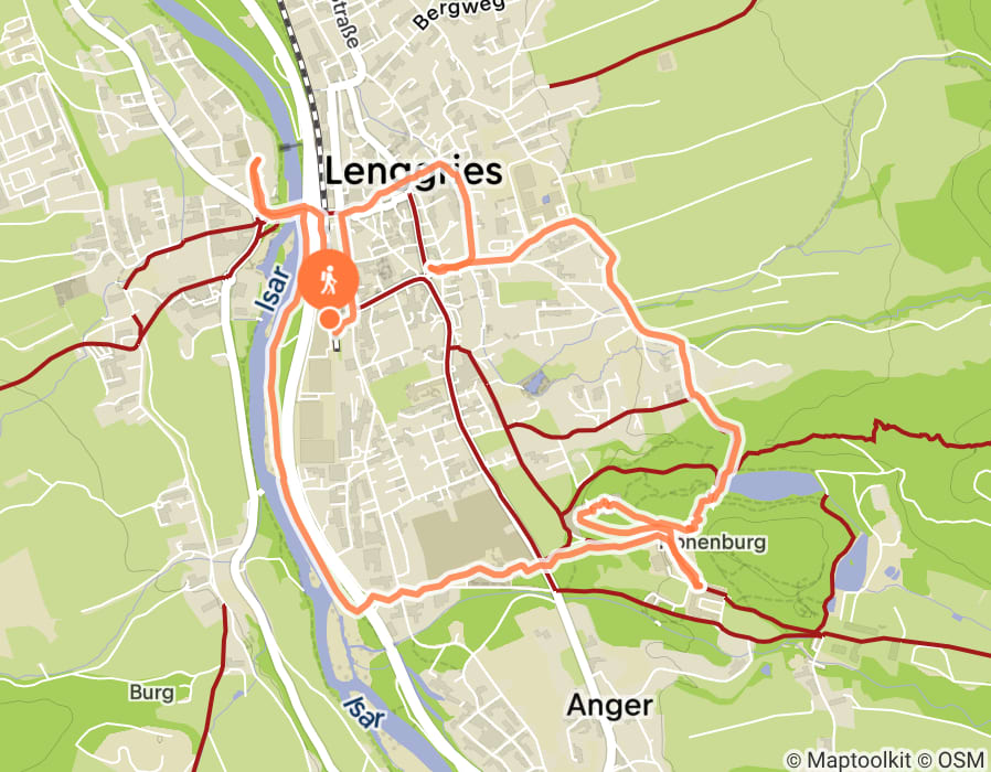Karte der Tour