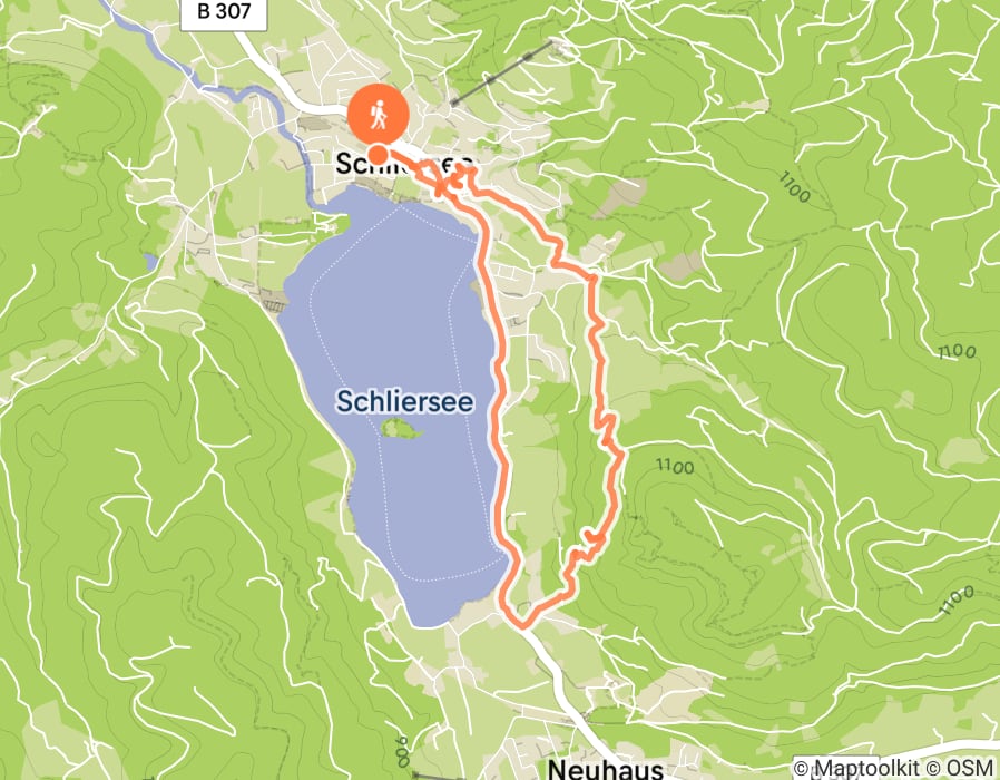 Karte der Tour
