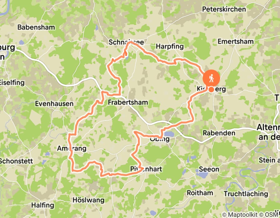 Karte der Tour