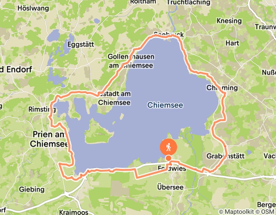Karte der Tour