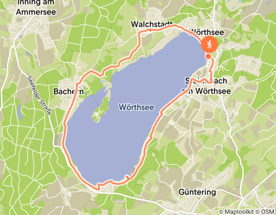 Karte der Tour