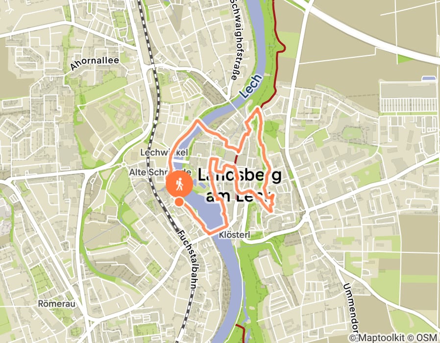 Karte der Tour