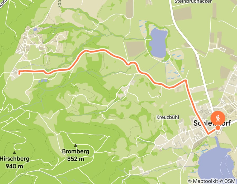 Karte der Tour
