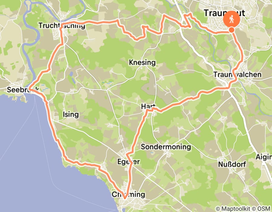 Karte der Tour