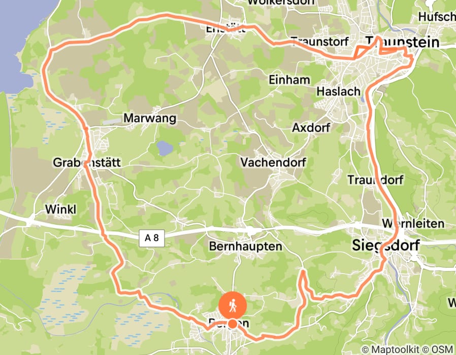 Karte der Tour