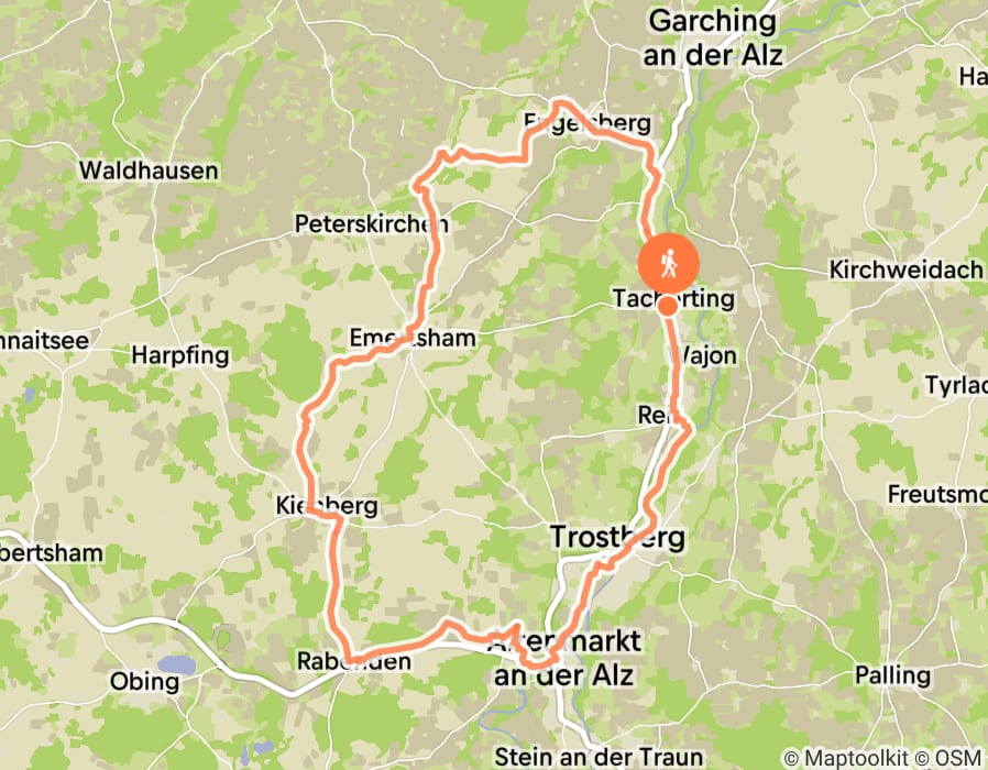 Karte der Tour