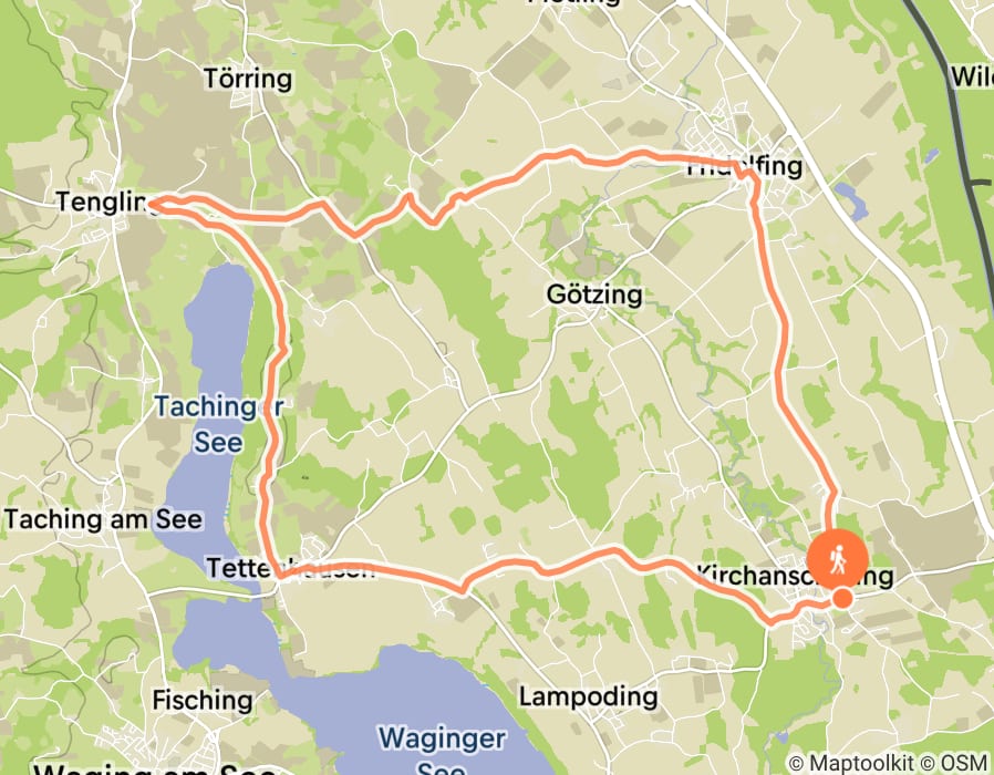 Karte der Tour