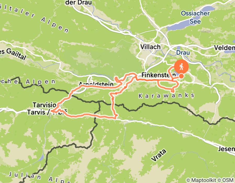 Karte der Tour