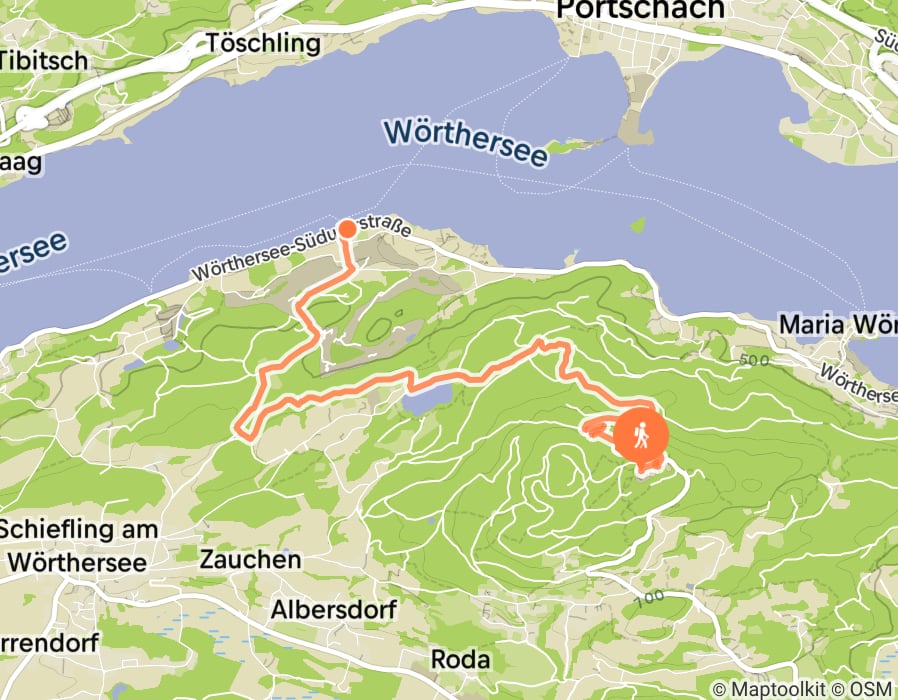 Karte der Tour