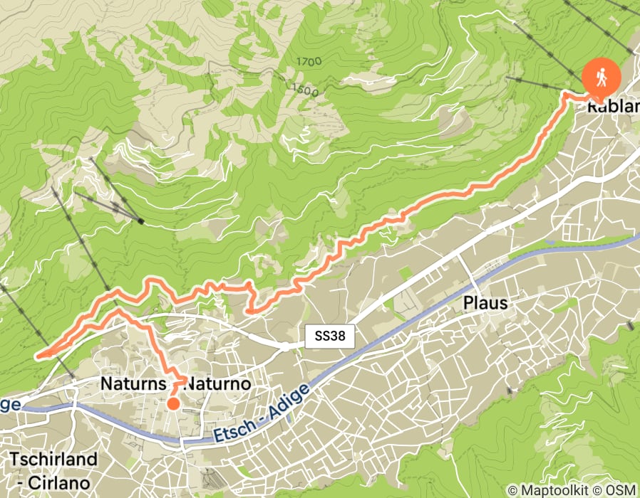 Karte der Tour