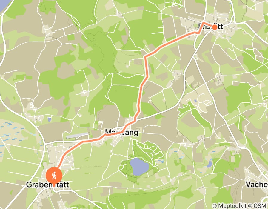 Karte der Tour