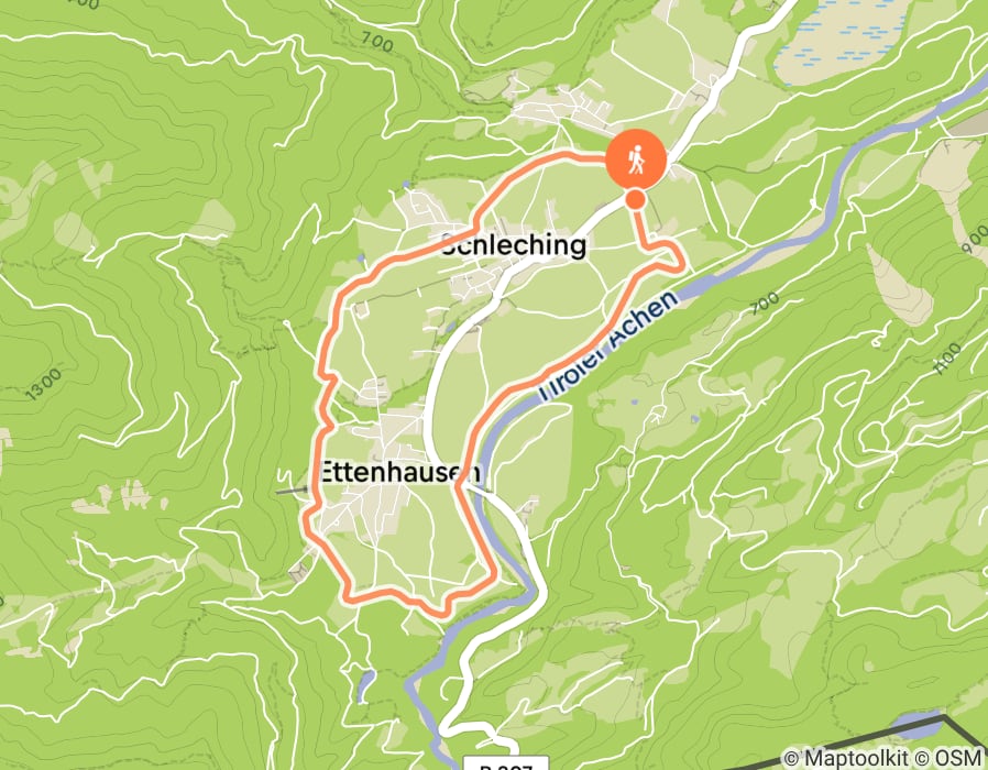 Karte der Tour