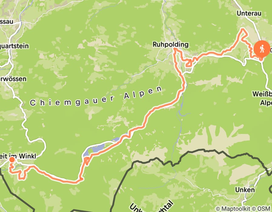 Karte der Tour