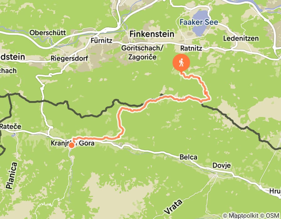 Karte der Tour