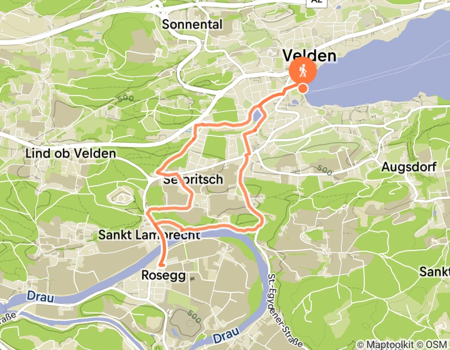 Karte der Tour