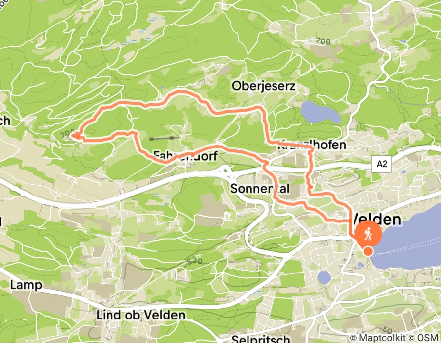 Karte der Tour