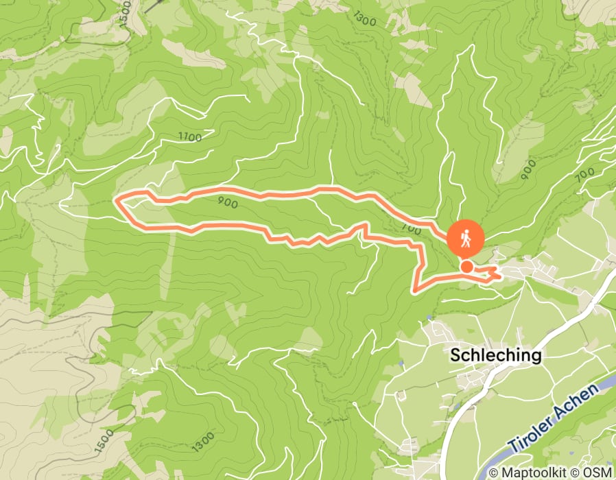 Karte der Tour