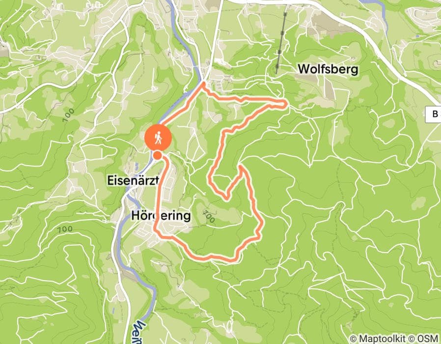 Karte der Tour