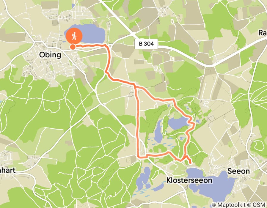 Karte der Tour