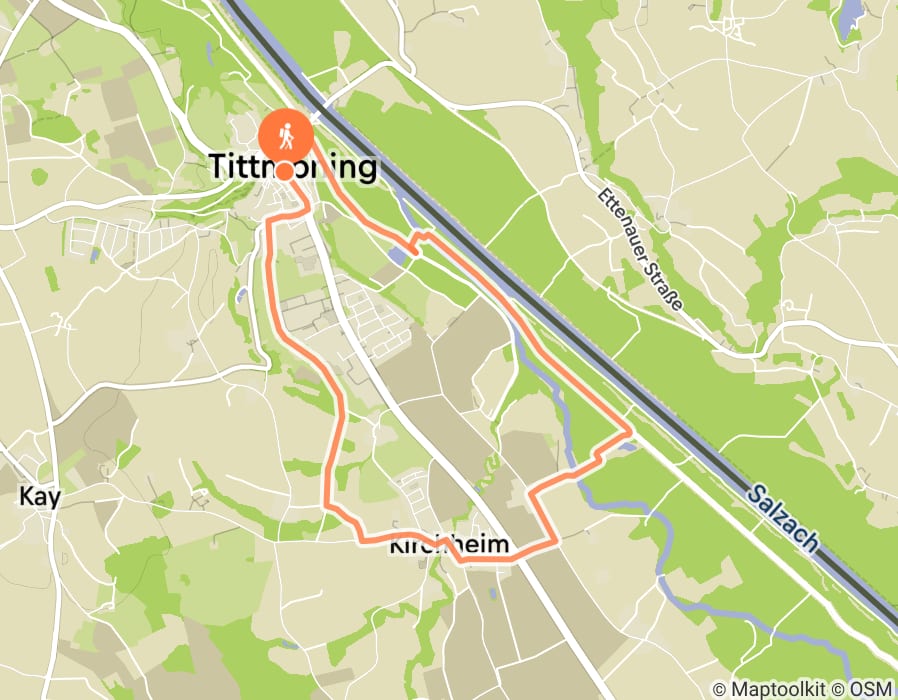 Karte der Tour