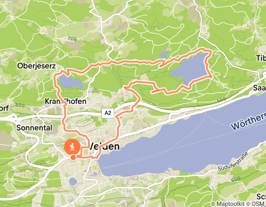 Karte der Tour