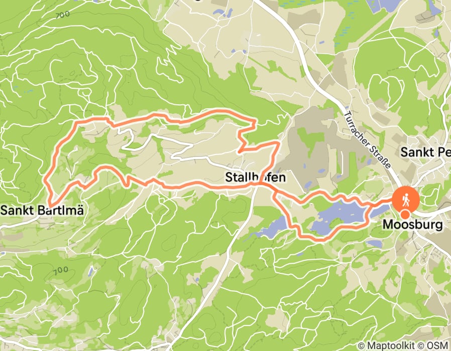 Karte der Tour